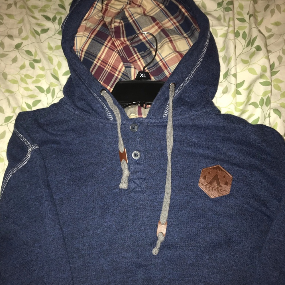 Dravus light skateboard hoodie with buttons
